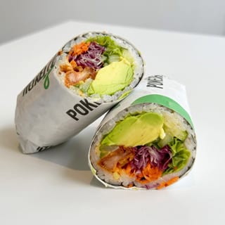 s9- hot crispy chicken sushi burrito